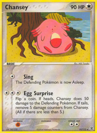 Chansey 19/112 EX FireRed & LeafGreen