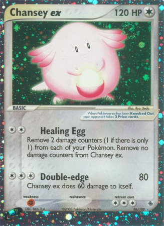 Chansey ex 96/109 EX Ruby & Sapphire