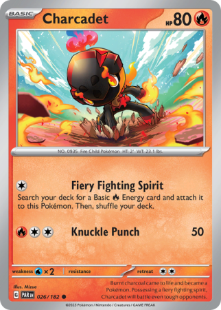 Charcadet 26/182 Scarlet & Violet Paradox Rift
