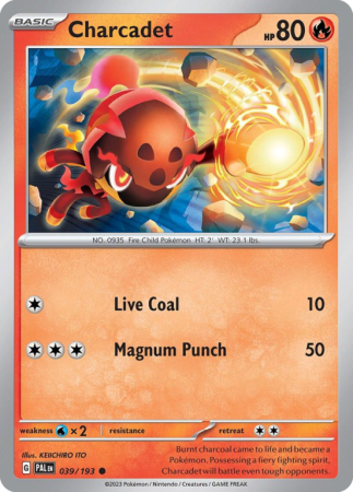 Charcadet 39/193 Scarlet & Violet Paldea Evolved