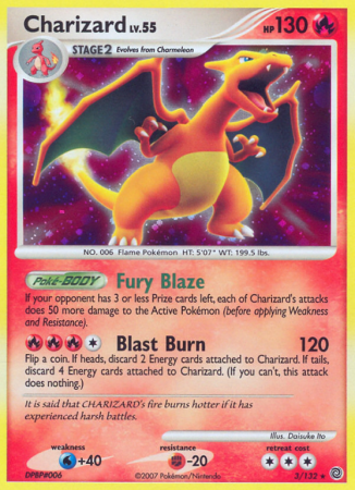 Charizard 3/132 Diamond & Pearl Secret Wonders