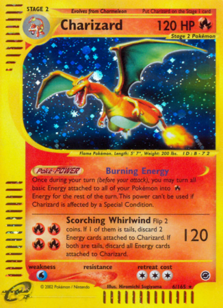 Charizard 6/165 E-Card Expedition Base Set