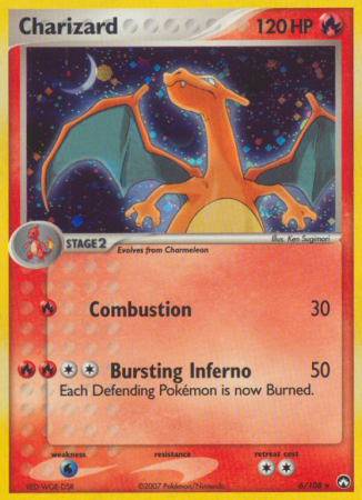 Charizard 6/108 EX Power Keepers