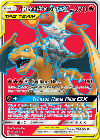 Charizard & Braixen-GX 212/236