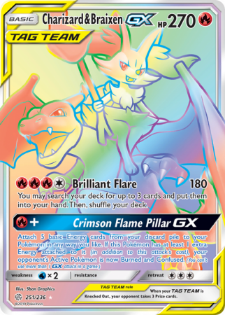 Charizard & Braixen-GX 251/236