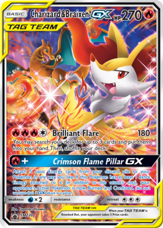 Charizard & Braixen-GX SM230/156