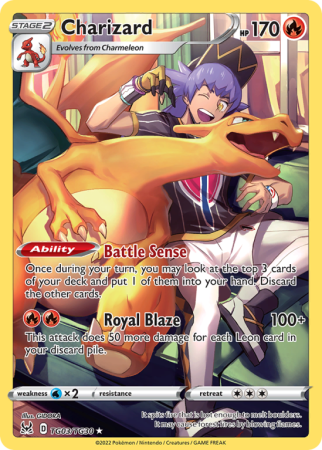 Charizard TG03/30 Sword & Shield Lost Origin Trainer Gallery