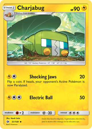 Charjabug 51/149 Sun & Moon Sun & Moon