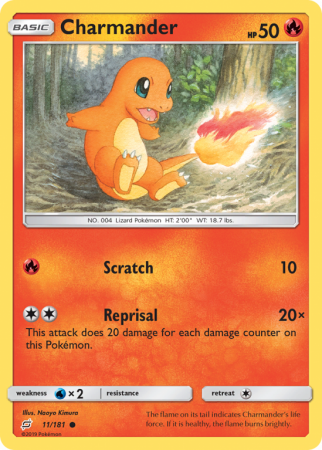 Charmander 11/181 Sun & Moon Team Up