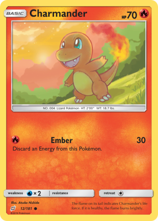 Charmander 12/181 Sun & Moon Team Up