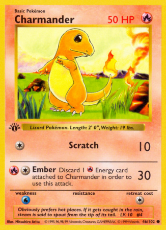 Charmander 46/102 Base Base Set