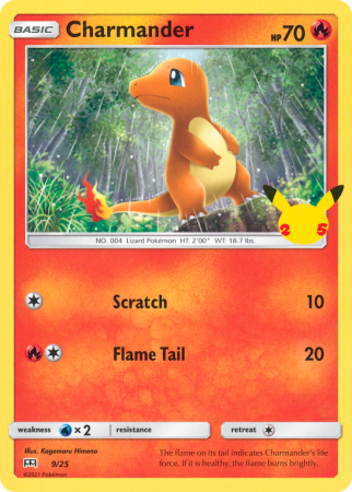 Charmander 9/25 Other McDonald's Collection 2021