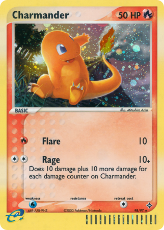 Charmander 98/97 EX Dragon