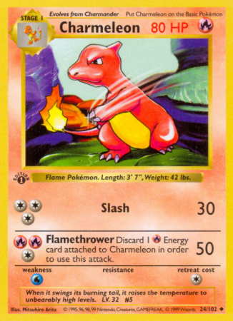 Charmeleon 24/102 Base Base Set