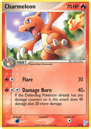Charmeleon 3/12 EX EX Trainer Kit 2 Minun