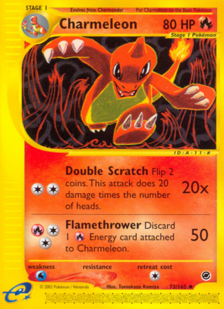 Charmeleon 73/165 E-Card Expedition Base Set