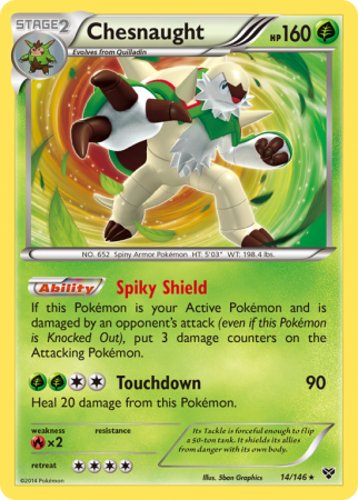 Chesnaught 14/146 XY XY