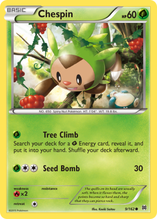 Chespin 9/162 XY BREAKthrough