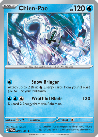Chien-Pao 57/182 Scarlet & Violet Paradox Rift