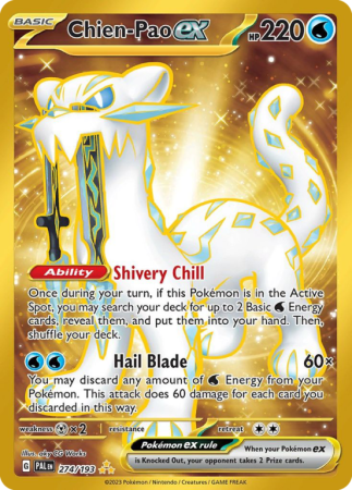 Chien-Pao ex 274/193 Scarlet & Violet Paldea Evolved