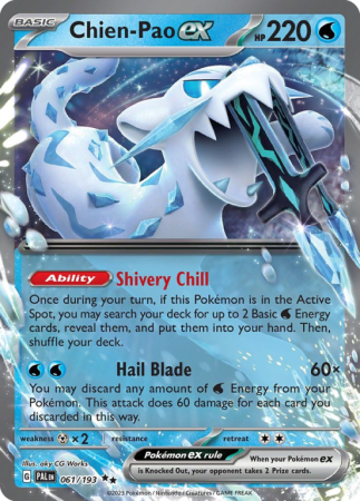 Chien-Pao ex 61/193 Scarlet & Violet Paldea Evolved