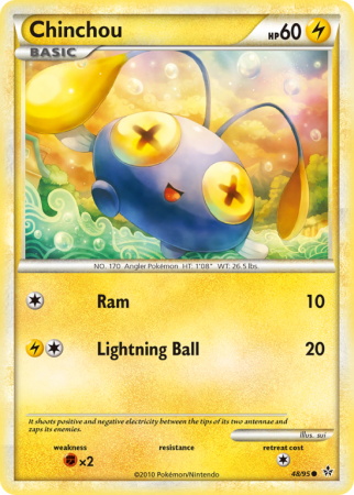 Chinchou 48/95 HeartGold & SoulSilver HS—Unleashed