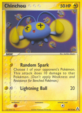 Chinchou 50/92 EX Legend Maker