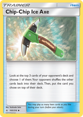 Chip-Chip Ice Axe 165/214 Sun & Moon Unbroken Bonds