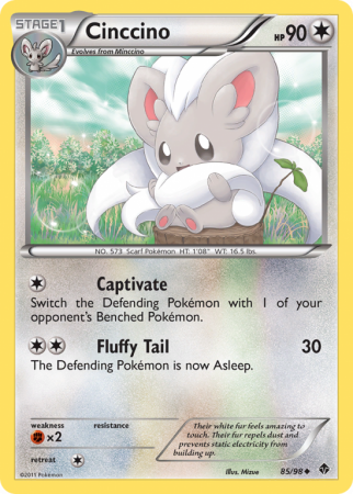 Cinccino 85/98 Black & White Emerging Powers