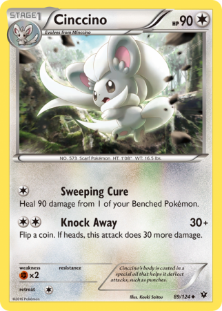 Cinccino 89/124 XY Fates Collide