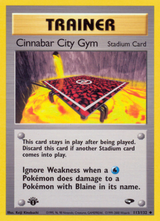 Cinnabar City Gym 113/132