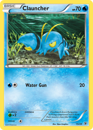 Clauncher 15/39 XY Kalos Starter Set