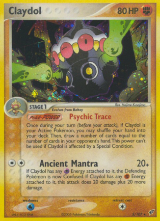 Claydol 5/107 EX Deoxys