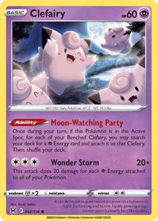 Clefairy 62/196 Sword & Shield Lost Origin