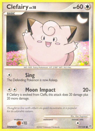 Clefairy 77/130 Diamond & Pearl Diamond & Pearl