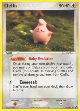 Cleffa 21/115 EX Unseen Forces