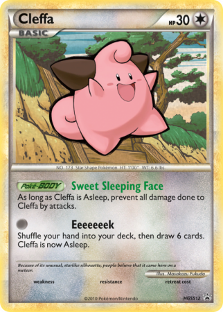Cleffa HGSS12/25 HeartGold & SoulSilver HGSS Black Star Promos