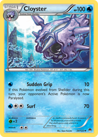 Cloyster 24/122 XY BREAKpoint