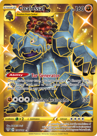 Coalossal 198/189 Sword & Shield Darkness Ablaze