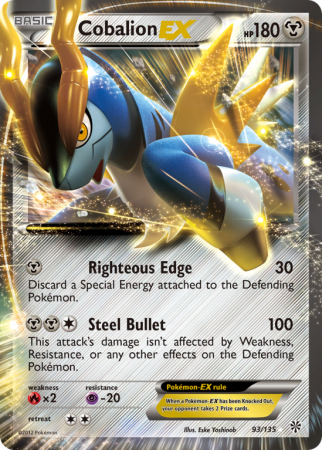 Cobalion-EX 93/135 Black & White Plasma Storm