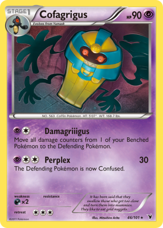 Cofagrigus 46/101 Black & White Noble Victories