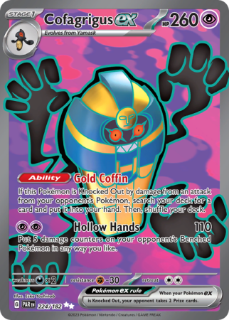 Cofagrigus ex 224/182 Scarlet & Violet Paradox Rift