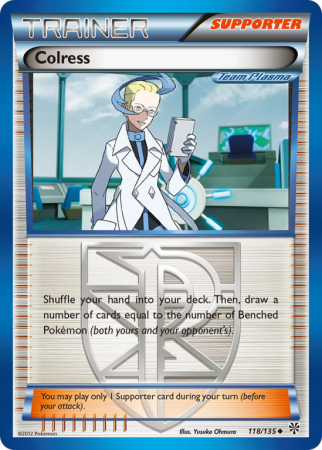 Colress 118/135 Black & White Plasma Storm