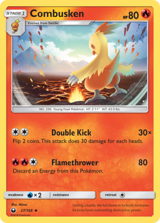 Combusken 27/168