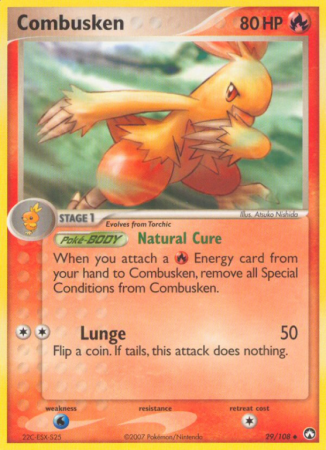 Combusken 29/108 EX Power Keepers