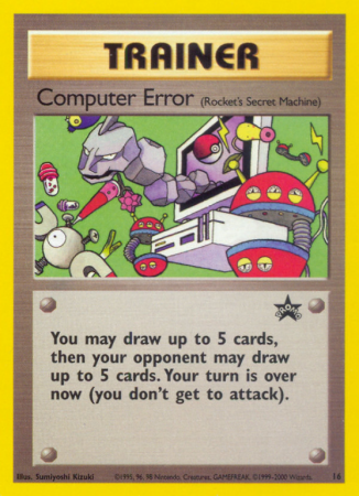 Computer Error 16/53 Base Wizards Black Star Promos