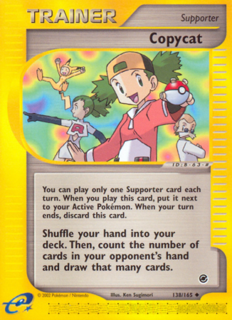Copycat 138/165 E-Card Expedition Base Set