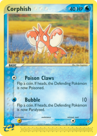 Corphish 52/97 EX Dragon