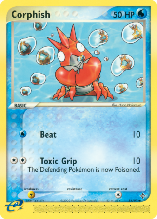 Corphish 54/97 EX Dragon