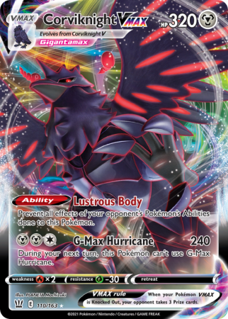 Corviknight VMAX 110/163 Sword & Shield Battle Styles